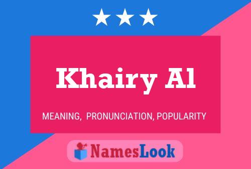 Постер имени Khairy Al