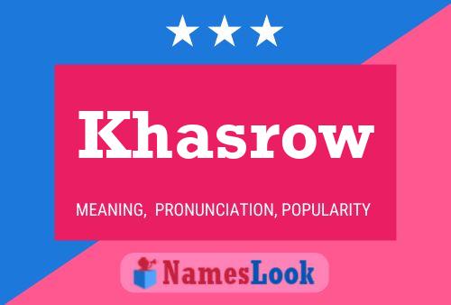 Постер имени Khasrow