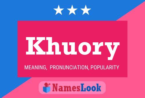 Постер имени Khuory