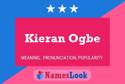 Постер имени Kieran Ogbe