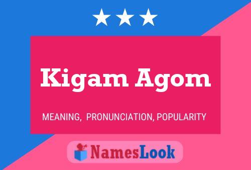 Постер имени Kigam Agom