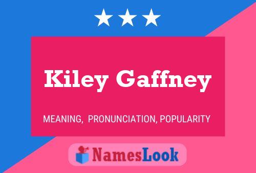 Постер имени Kiley Gaffney