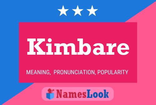 Постер имени Kimbare