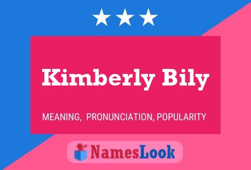 Постер имени Kimberly Bily