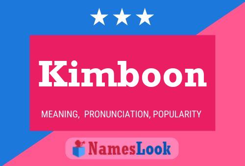 Постер имени Kimboon