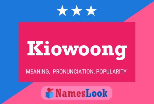 Постер имени Kiowoong