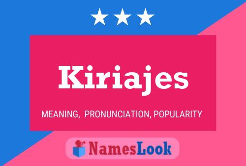 Постер имени Kiriajes