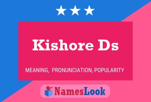 Постер имени Kishore Ds