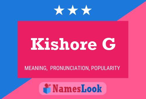 Постер имени Kishore G