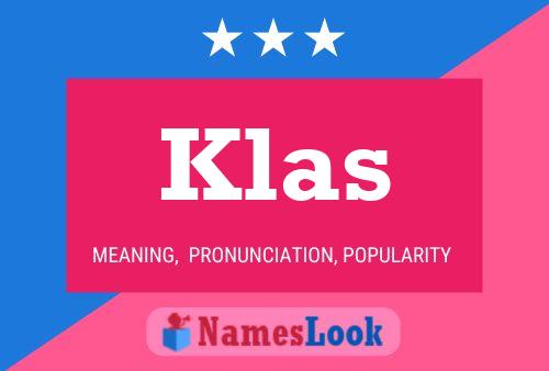 Постер имени Klas