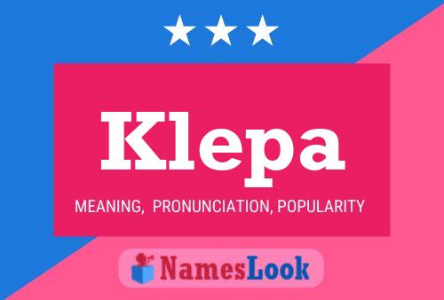 Постер имени Klepa