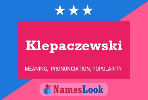 Постер имени Klepaczewski