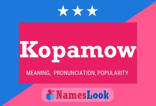 Постер имени Kopamow