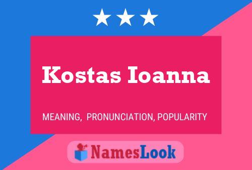 Постер имени Kostas Ioanna