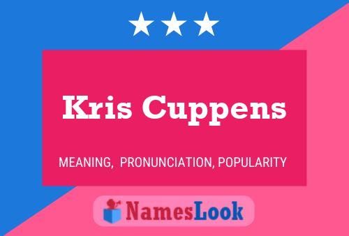 Постер имени Kris Cuppens