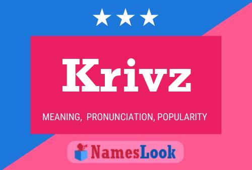 Постер имени Krivz