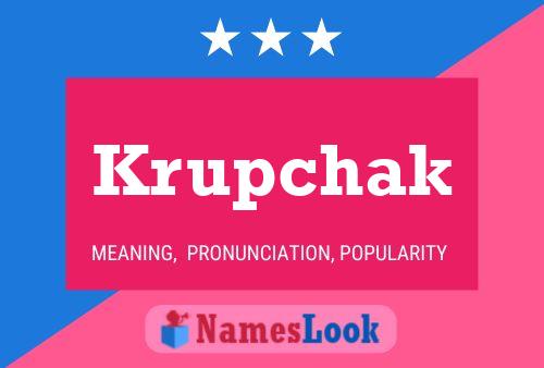 Постер имени Krupchak