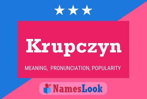 Постер имени Krupczyn