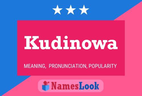 Постер имени Kudinowa