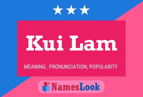 Постер имени Kui Lam