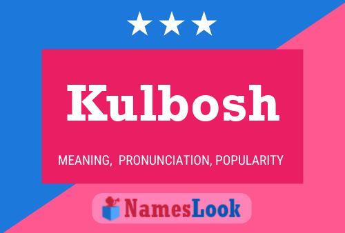 Постер имени Kulbosh