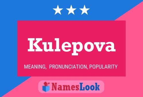 Постер имени Kulepova