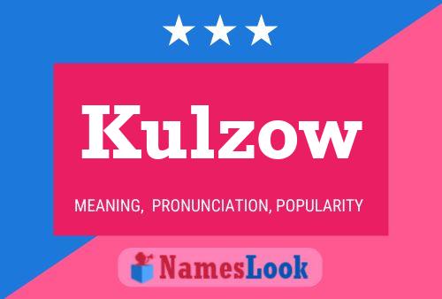 Постер имени Kulzow