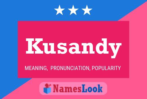 Постер имени Kusandy