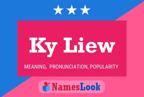 Постер имени Ky Liew