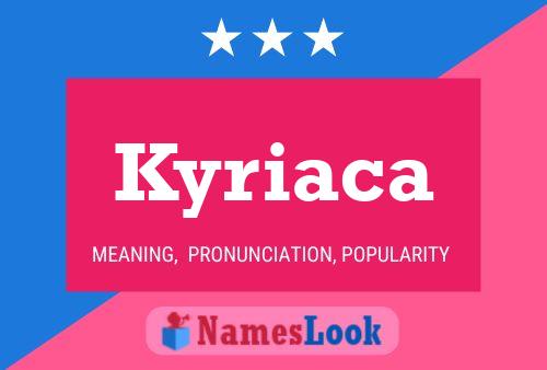 Постер имени Kyriaca