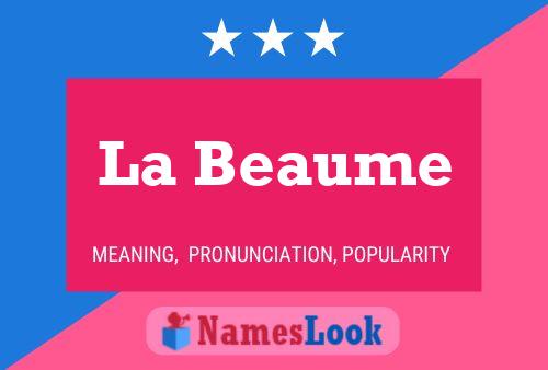 Постер имени La Beaume