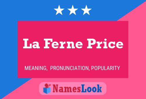 Постер имени La Ferne Price