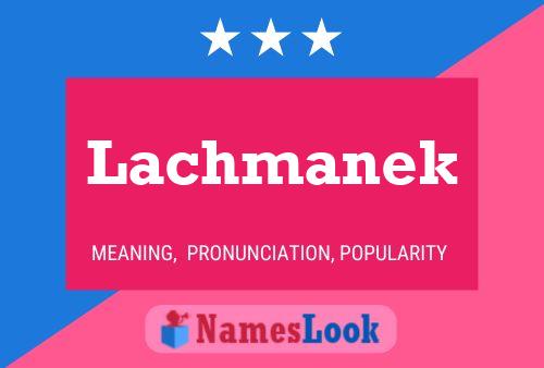 Постер имени Lachmanek