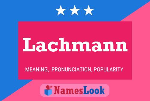 Постер имени Lachmann