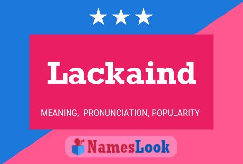 Постер имени Lackaind