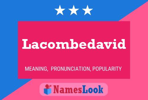 Постер имени Lacombedavid