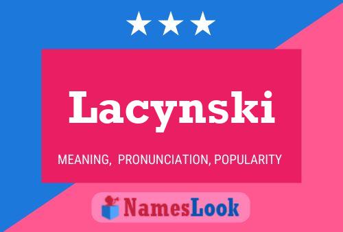 Постер имени Lacynski