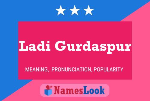 Постер имени Ladi Gurdaspur