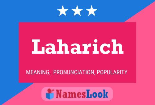 Постер имени Laharich