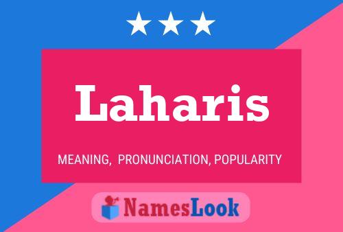 Постер имени Laharis