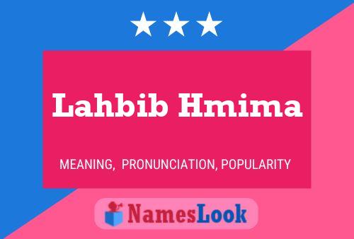 Постер имени Lahbib Hmima