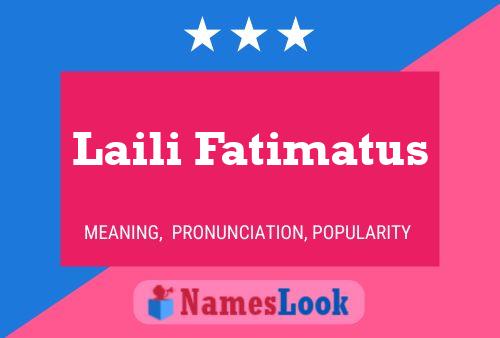 Постер имени Laili Fatimatus