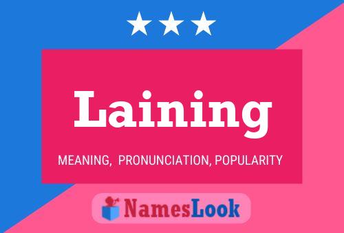 Постер имени Laining