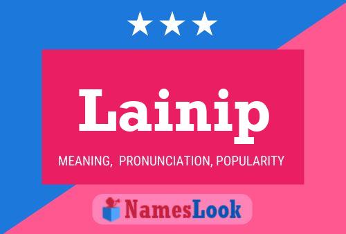 Постер имени Lainip