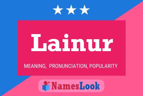 Постер имени Lainur