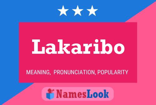 Постер имени Lakaribo