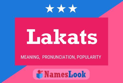 Постер имени Lakats