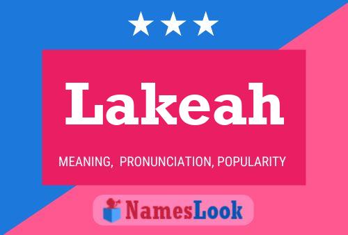 Постер имени Lakeah