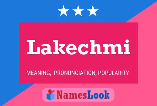 Постер имени Lakechmi