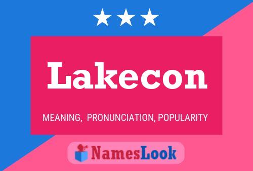 Постер имени Lakecon